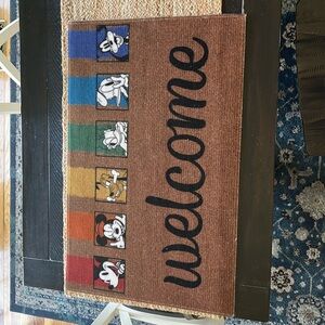 Disney ruggable system welcome door mat system not included only mat
